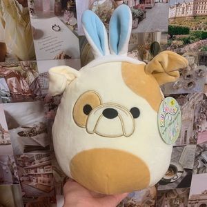 Easter Bunny Ear Bulldog Squishmallow